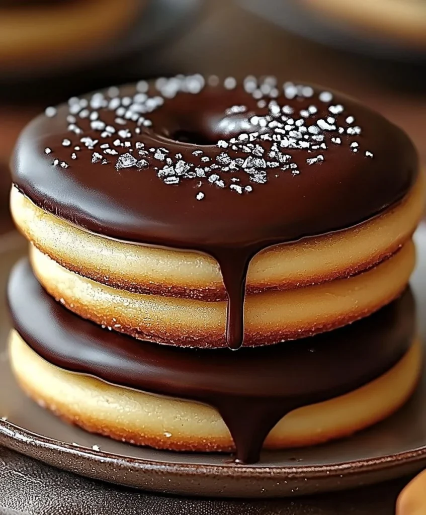 Boston Cream Pie Cookies with chocolate glaze and creamy filling