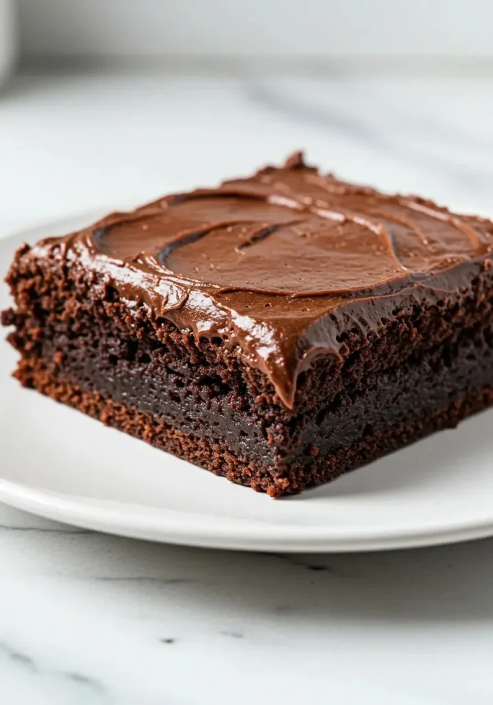 Delicious Lunch Lady Brownies on a plate, perfect for dessert or snacks.