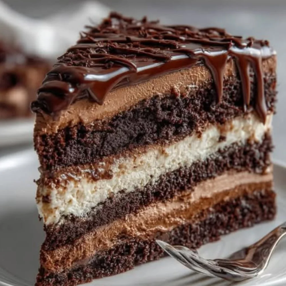Ultimate Fudge Layer Cake with Ganache - a rich, delicious dessert
