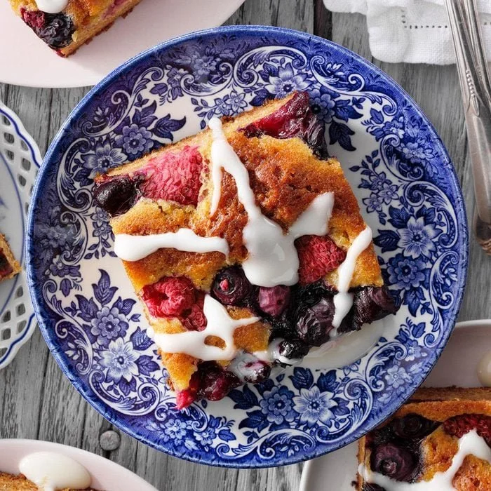 A beautifully decorated vintage cake inspired by Grandma's classic recipes.