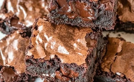 Delicious better-for-you brownies on a plate, perfect for guilt-free snacking.