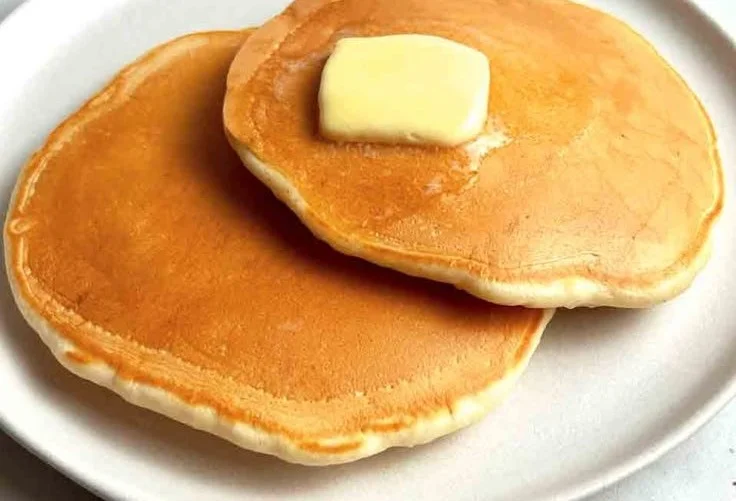 Delicious homemade McDonald's pancakes served with syrup