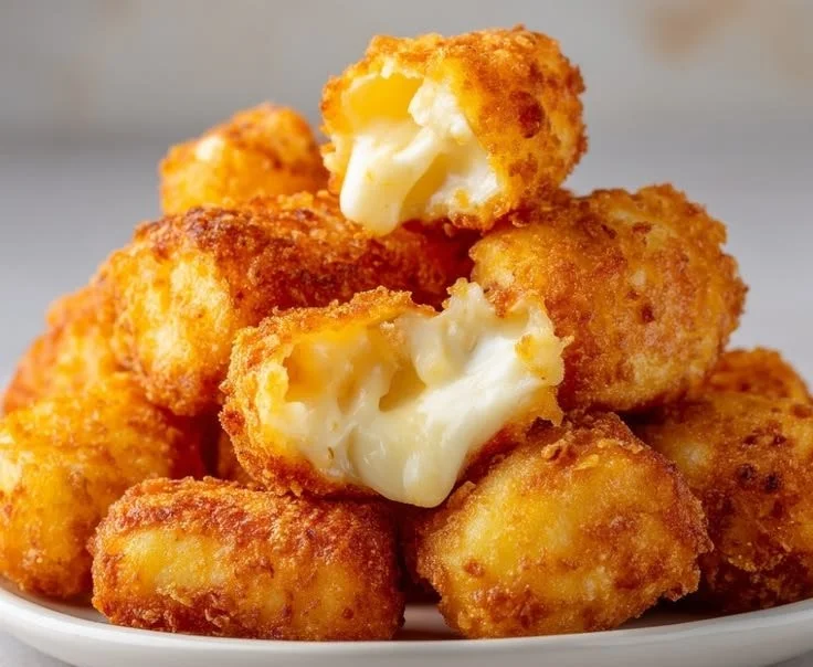 Crispy cheese curds served as a delicious game day snack