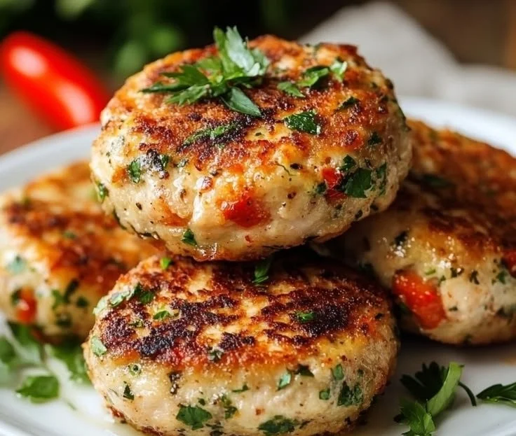 Delicious Greek Chicken Burgers cooked in a pressure cooker