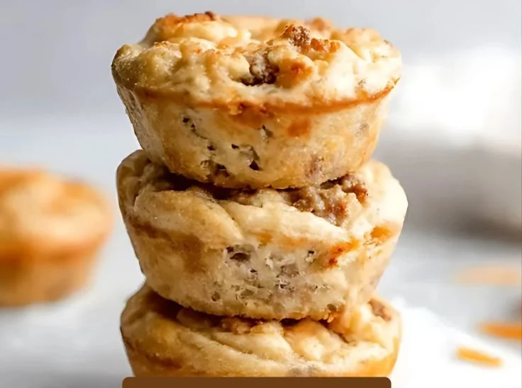Delicious high-protein McGriddle Bites served on a plate