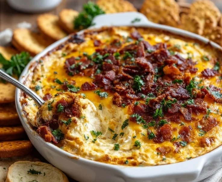 Delicious Hissy Fit Dip served in a bowl, perfect appetizer for gatherings.