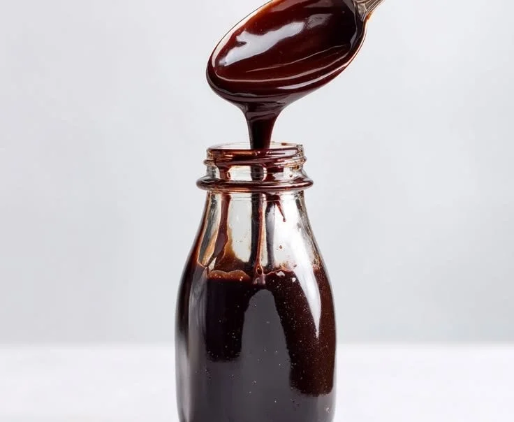Delicious homemade chocolate syrup ready in 5 minutes, perfect for desserts.