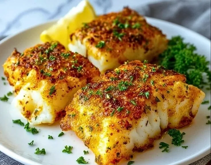 Easy air fryer cod recipe with crispy texture and healthy ingredients.