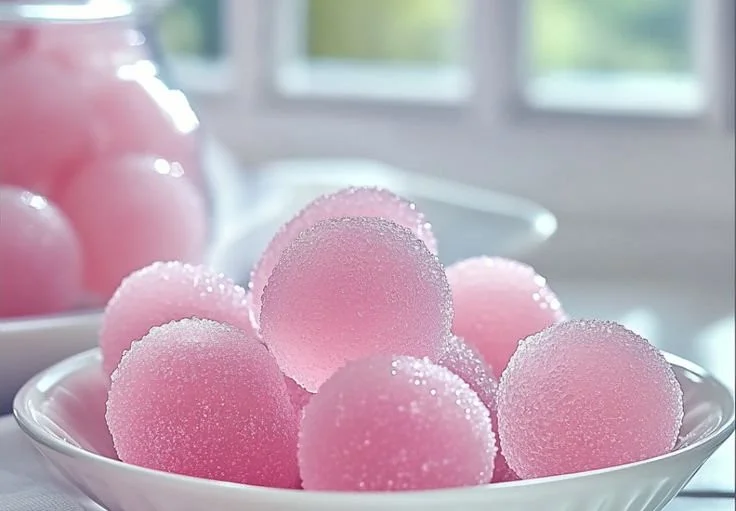 Colorful homemade bubble gum made with kids in the kitchen