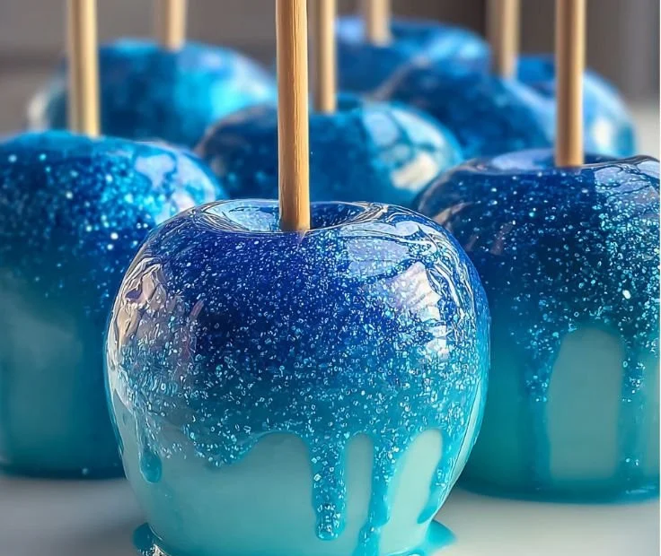 Delicious Sweet Ocean Candy Apples recipe for a unique treat.