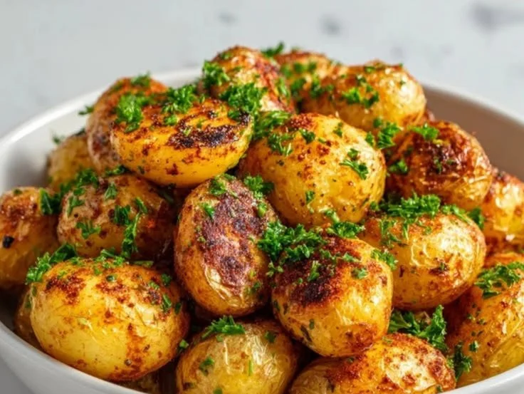 Crispy air fryer potatoes cooked to perfection
