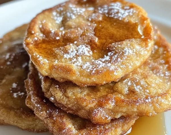 Delicious chewy French toast cookies topped with cinnamon and syrup