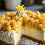 Heavenly pineapple cheesecake with a creamy texture and tropical flavor