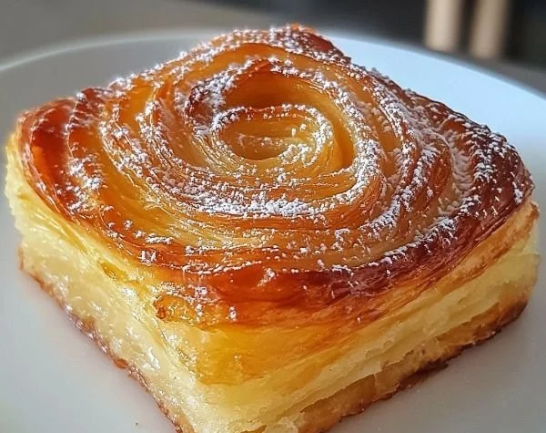 Freshly baked Vanilla Brioche loaf with golden crust and soft texture
