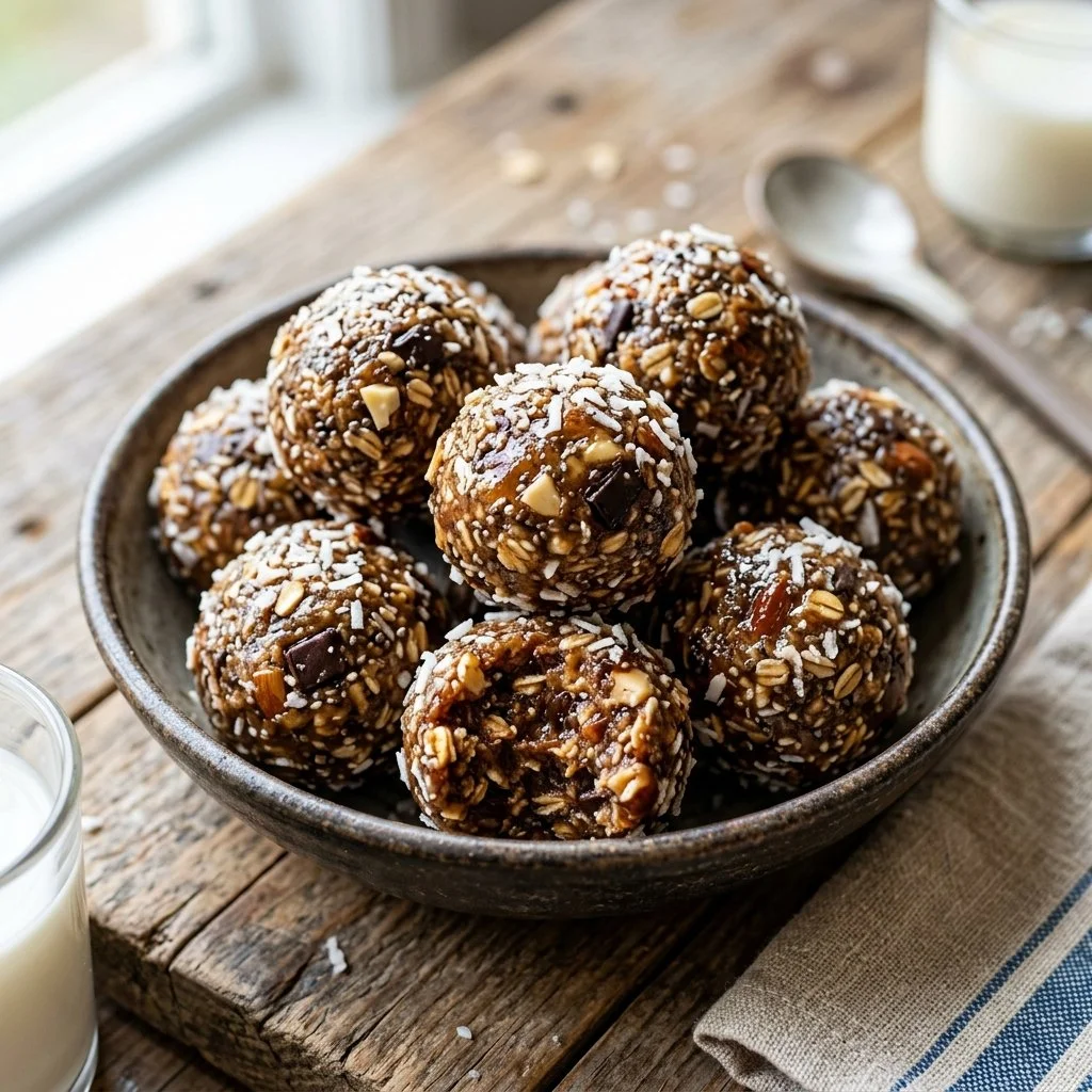 Homemade energy protein balls packed with nutrients and flavor