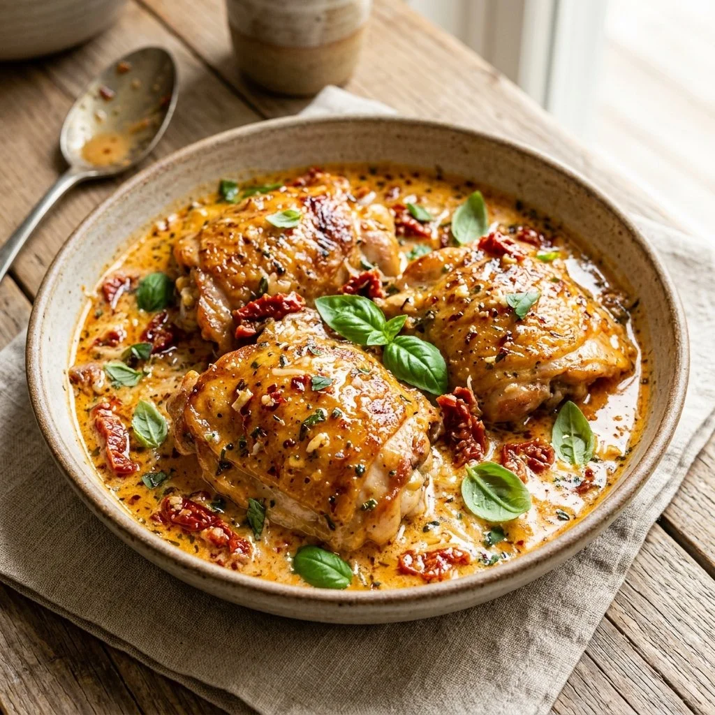 Creamy and flavorful Marry Me Chicken dish served on a plate