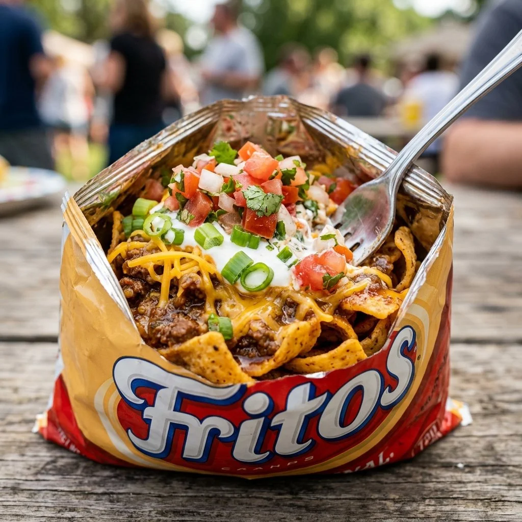Delicious Walking Tacos served in individual bags for a fun meal.